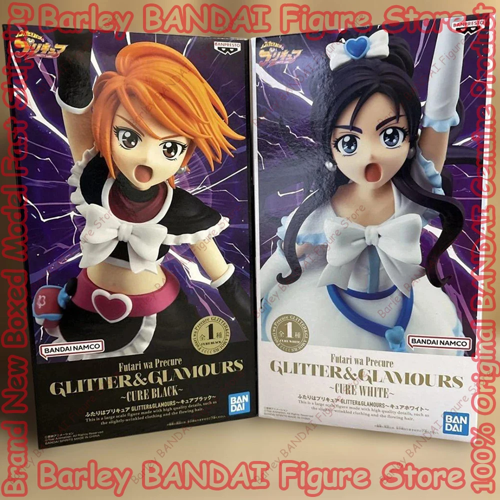 

Original In Stock BANPRESTO GLITTER&GLAMOURS Cure White Cure Black Anime Figures Collection Model Toys Table Decoration Gifts