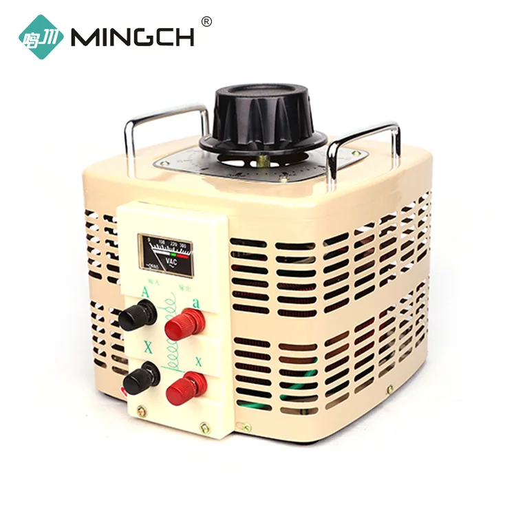 

MINGCH TDGC2 Series 5KVA Ac Single Phase Variac Autotransformer / Contact Voltage Regulator