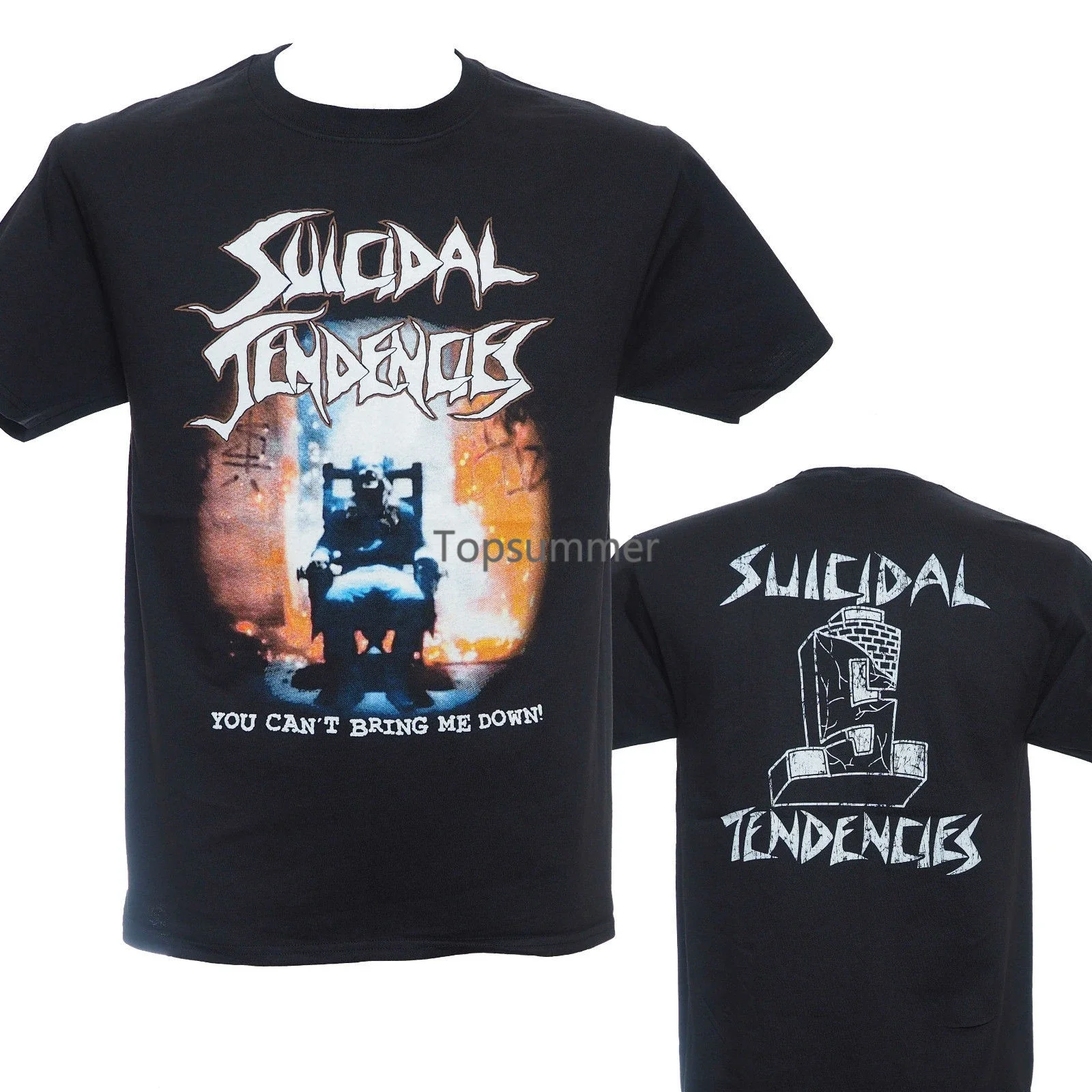 Suicidal Tendencies You Cant Bring Me Down T-Shirt New M L Xl 2Xl Cotton T-Shirts Fashion