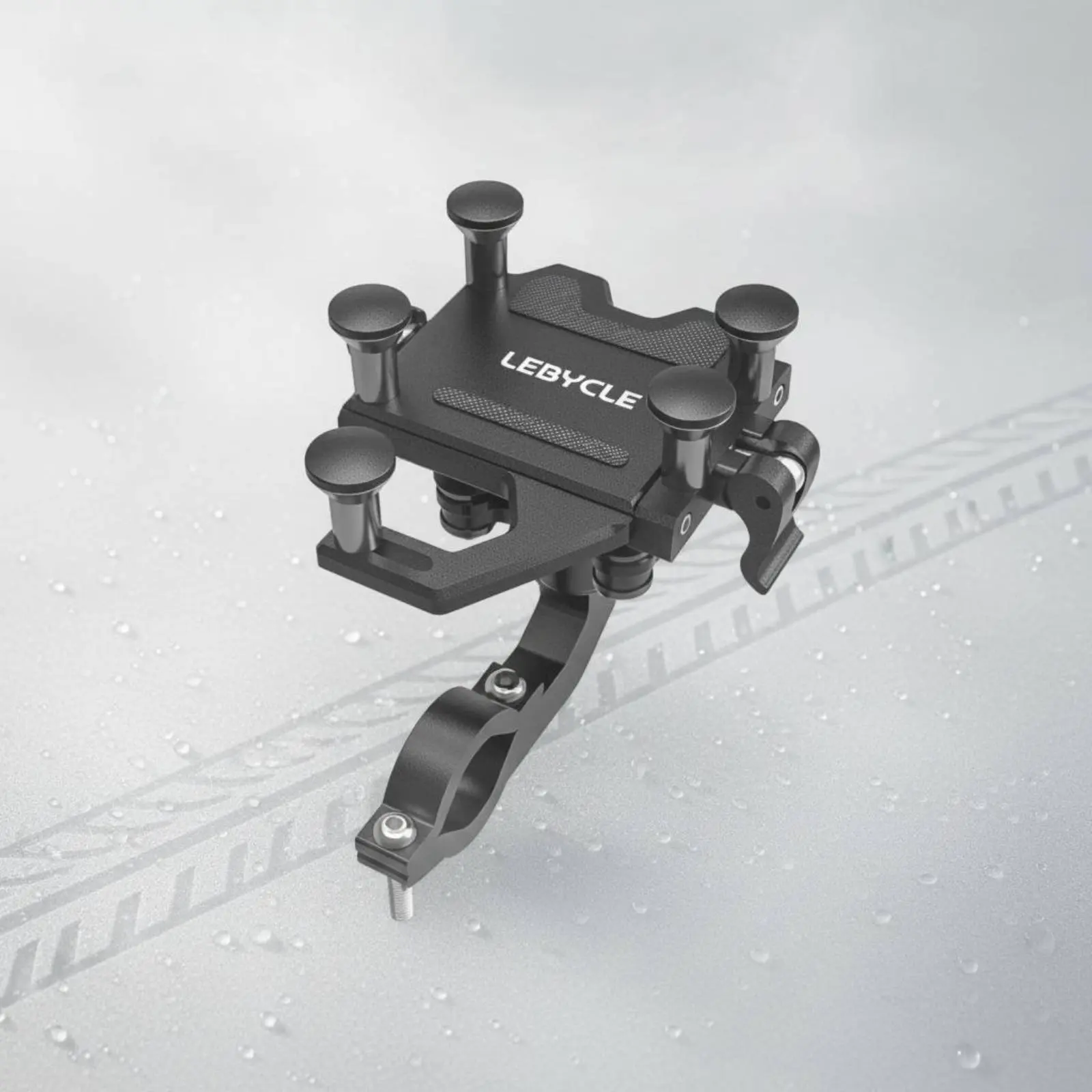 

Cycle Phone Bracket Waterproof Bike Phone Holder Transport Gear Tool-No-Tools-Required Vehicle Accessory Silicone Protection