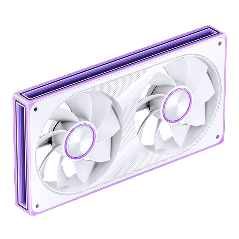 JONSBO ZE-120/240/360 Case Fan 5V 3PIN ARGB Conjoined Structure Cold Exhaust Fan Four-sided Thousand-layer Mirror Cooling Fan