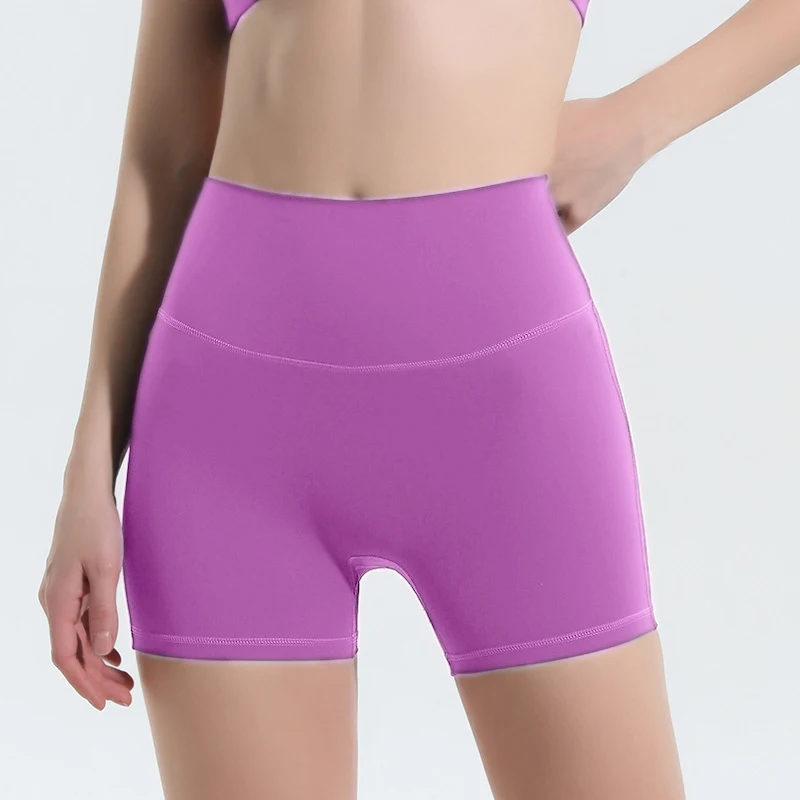 Women's Sports Yoga Shorts, High Waist, Hip Lift, Slim Fit, High Quality Fitness, Running, Breathable 3 Point Bottom Pants