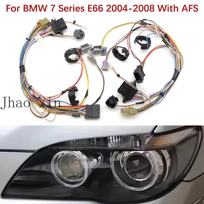 

Кабель-жгут для фар автомобиля, подходит для BMW 7 серии E66, внутренняя проводка, блок соединителей, 2004-2008 гг., с AFS