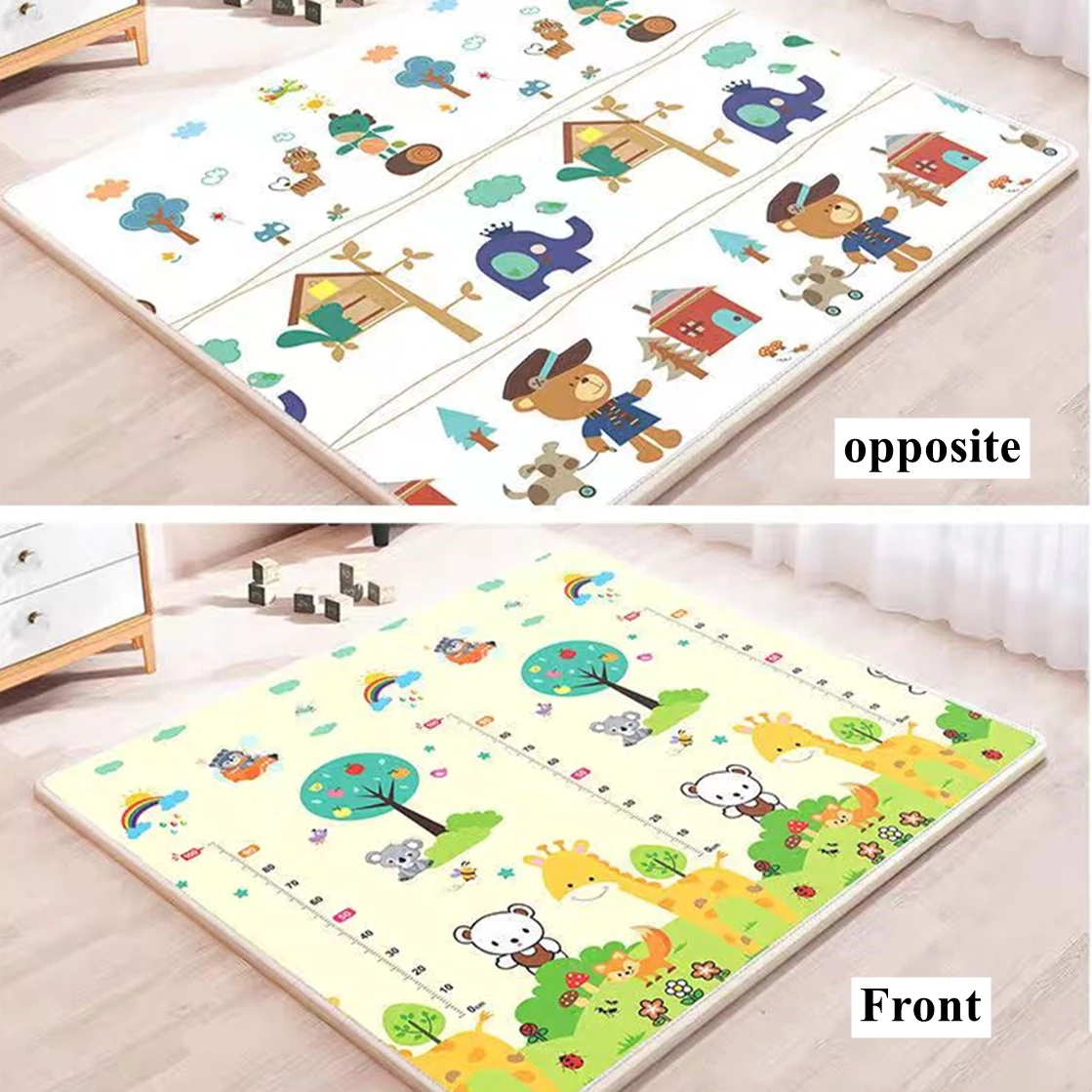 200x180/180x150/180x120cm Speelkleed voor kinderen Dikke Veiligheidsmat Vriendelijk Kruipen Speelmatten Opvouwbare Mat Tapijt Tapijt Speelmat