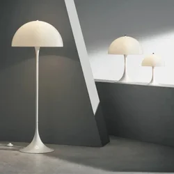 Lámpara de pie de seta blanca moderna para sala de estar, lámpara de noche, decoración del hogar, lámpara de mesa de pie, accesorios de iluminación de lectura