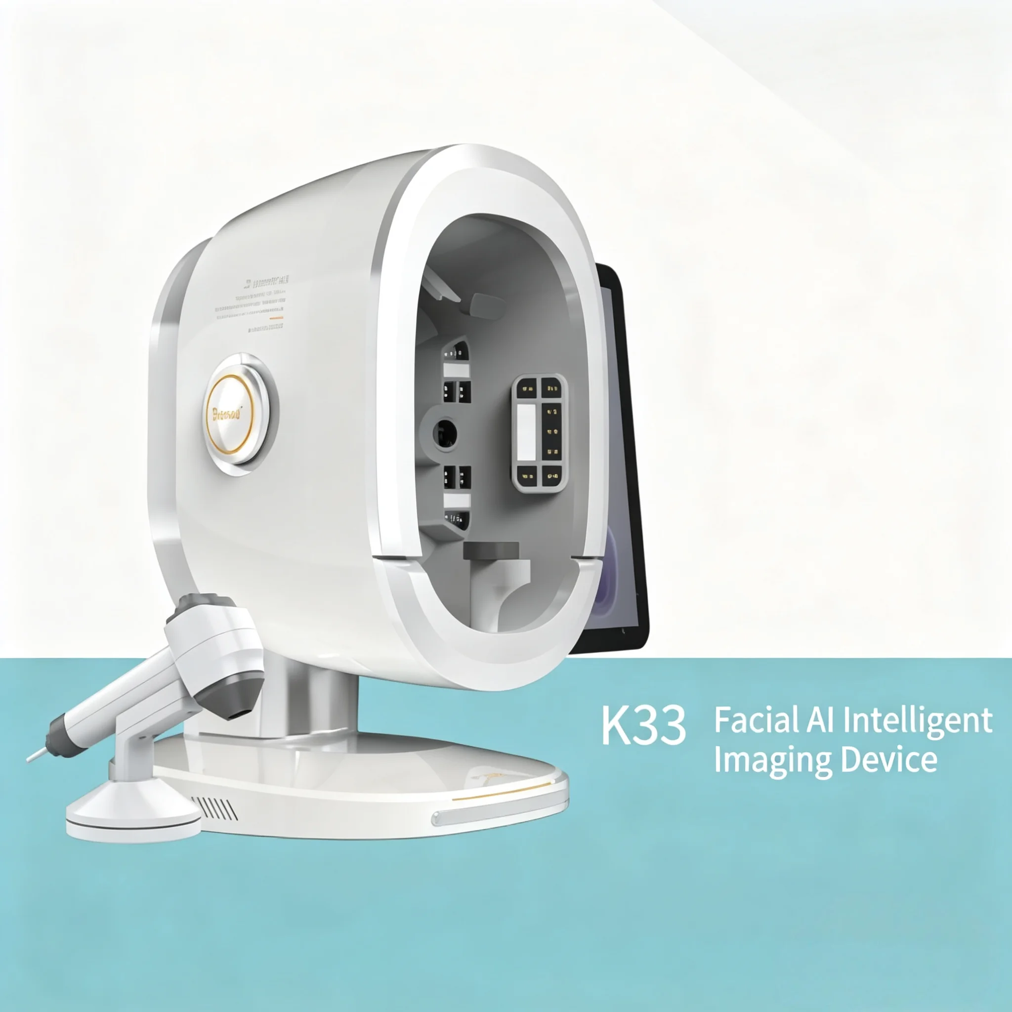 Oem Professional Skin Analyzer Ai 3d Digital Face Skin Analyzer Machine with 8-Spectral Imaging Technology 48MP UltraClear Pixel