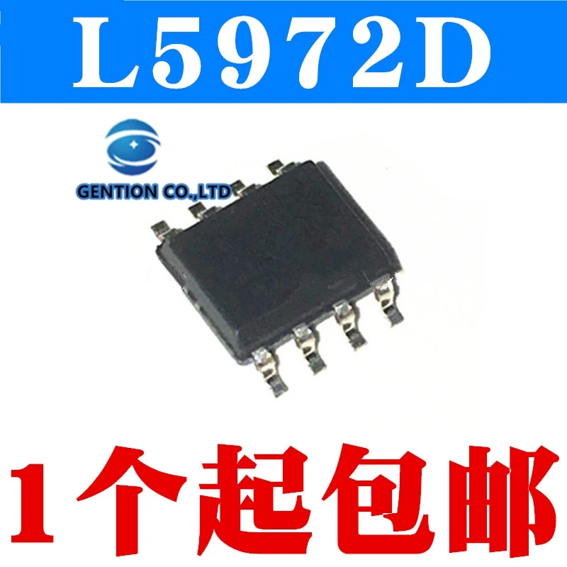 10PCS L5972D L5972 type 8 feet step-down switching regulator IC SOP-8 in stock 100% new and original