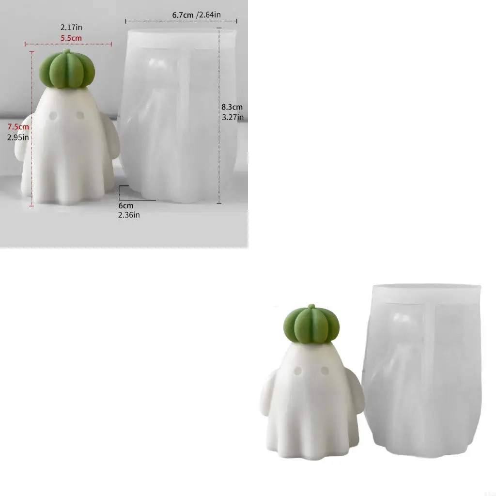 

Призрачные силиконовые формы для свечей, пищевой безопасный силикон, легко снимается с формы для свечей, мыла, эпоксидной смолы,