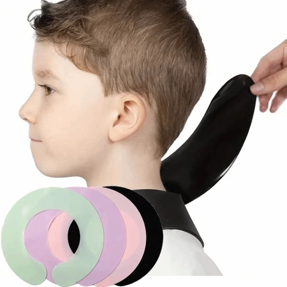Silicone Hairdressing Cape Waterproof Adjustable Hair Dyeing Shawl Reusable Neck Protector Salon Neck Protector for Salon