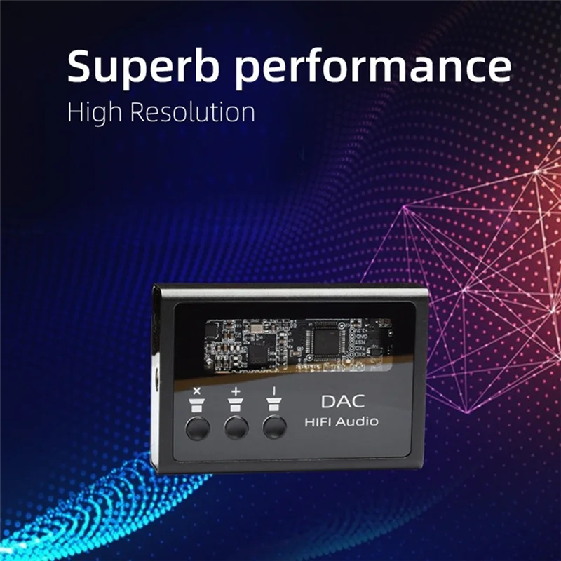 مضخم فك تشفير سماعة الرأس HIFI ES9018K2M DSD128 PCM32BIT 384 كيلو هرتز مخرج فك تشفير بدون فقدان مدمج MAX97220 Chip-AU47 #6