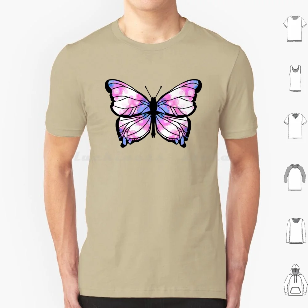 Copy Of Trans T Shirt Cotton Men Women DIY Print Trans Pride Flag Genderfluid Genderfaun Genderfae Gendervoid Bigender