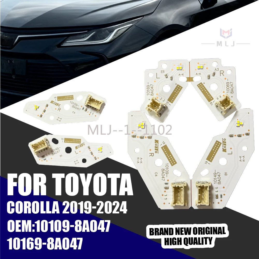 

10109-8A047 10169-8A047 For Toyota Corolla 2019-2024 ALTIS Angel Eyes Module Daytime Running Light Light Source Chip DRL Board