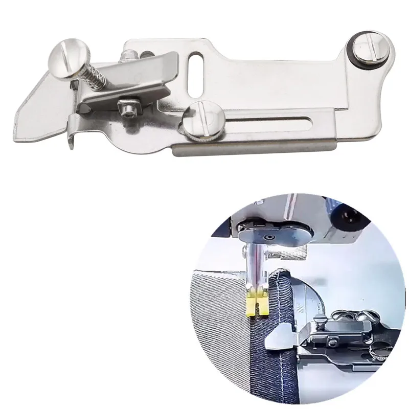 New Sewing Machine Foot Multifucntional Rule Seam Guide Hemmer Hem Guide Industrial Lockstich Walking Foot Sewing Machine Folder