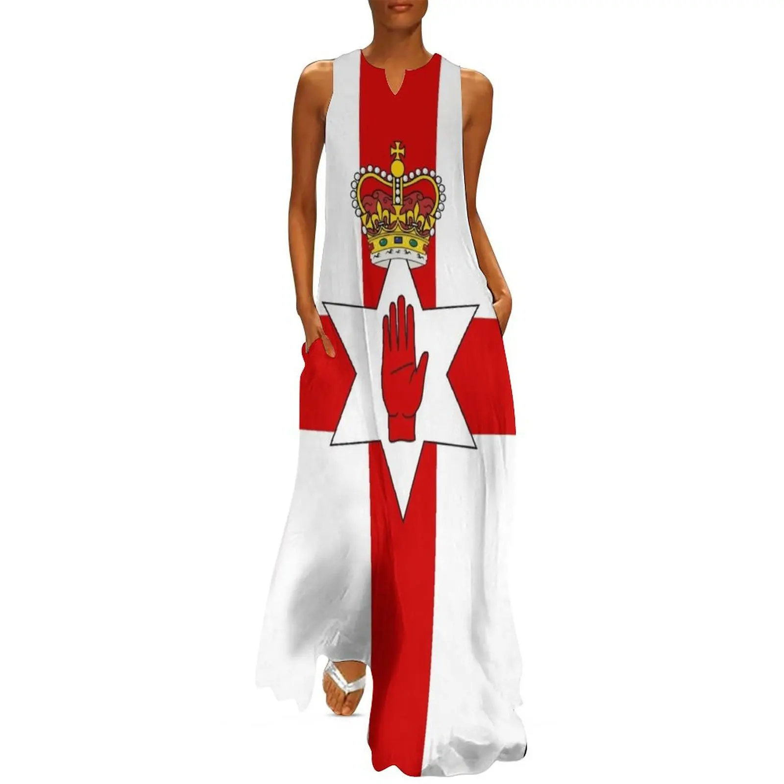 

Ulster Banner Flag of Northern Ireland Long Dress Women's summer skirt Prom gown Dress