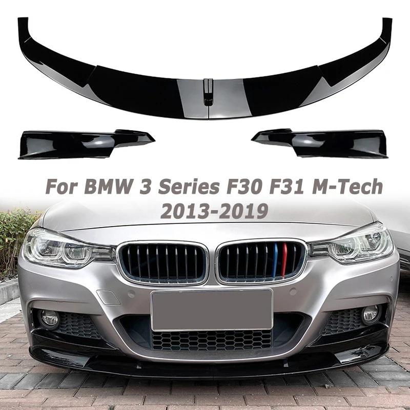

Car Front Bumper Lip for BMW 3 Series F30 F31 M-Tech 2013-2019 Diffuser Splitter Spoiler Car Accessories Aftermarket Parts