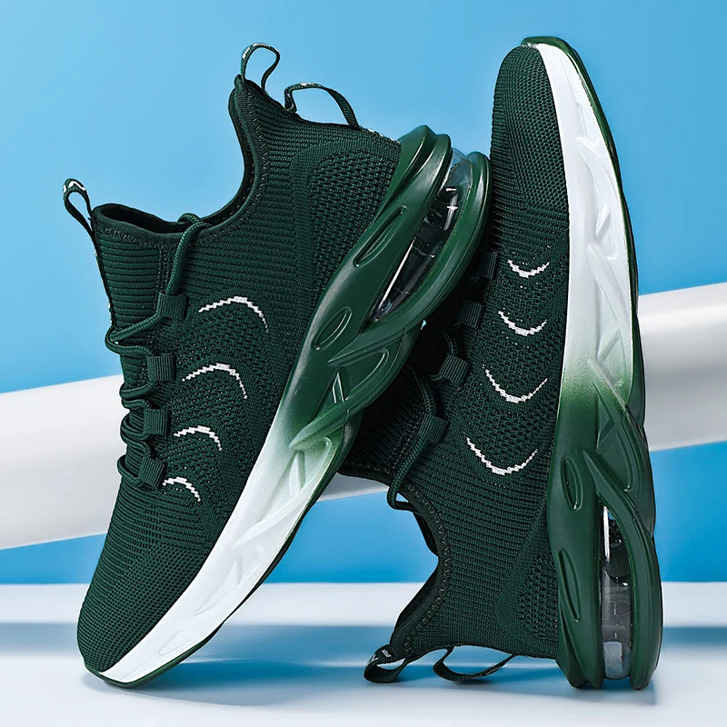 MAEDEF Męskie Lekkie Oddychające Sneakersy z Siateczki Casual Antypoślizgowe Wygodne Buty do Chodzenia na Zewnątrz Buty do Biegania Podróżne