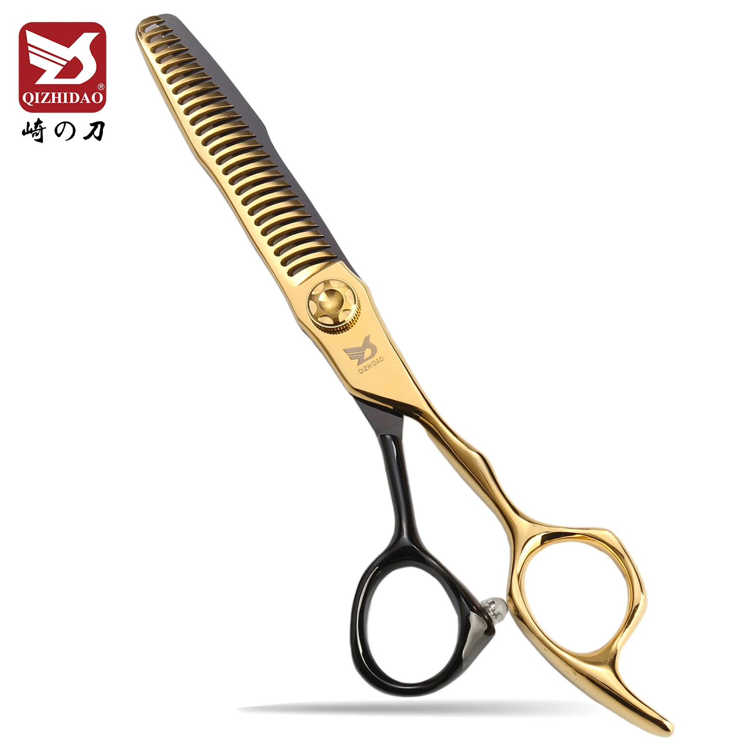 

6inch Black & Golden Hair Scissors VG10 Steel Professional Hairdressing Thinning Scissors Texture Barber Shears