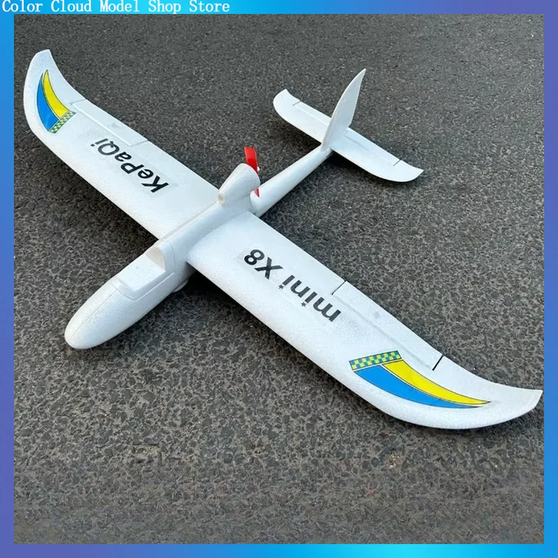 Kepaqi X8 Mini Rc Airplane Wingspan 800mm Fixed Wing Epo Foam Glider For Rc Beginner Trainer Plane Entry-Level Training