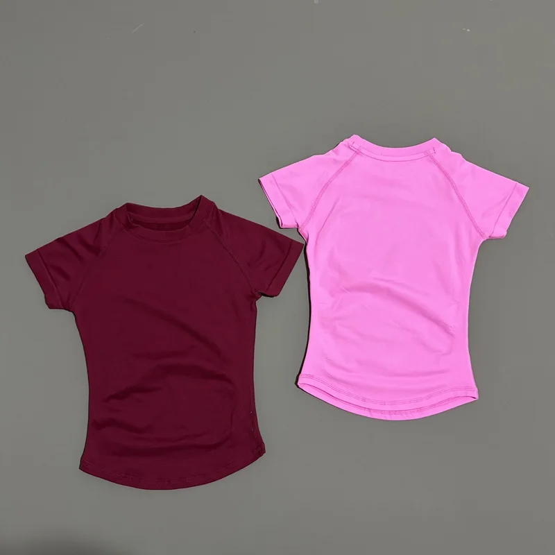HISTELLO Sports Short Sleeve Top Seamless Yoga Leotard Clothing Women Gym T Shirts Workout Running Shirts Fitness Sports Vest