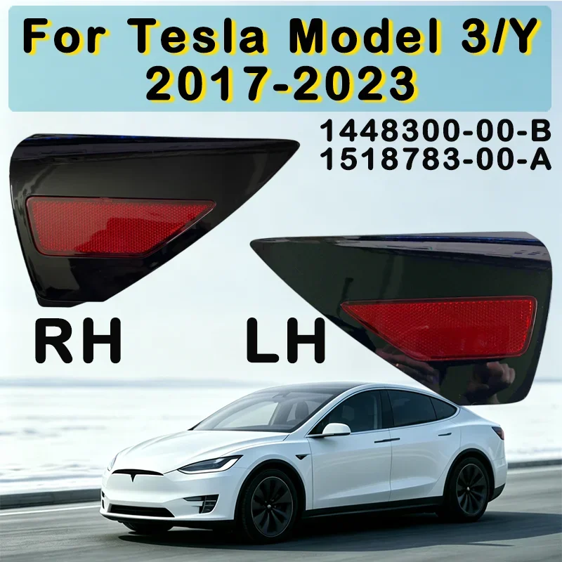 Charging Port Cover Rear Taillight Plate Trim Reflector 1448300-00-B 1518783-00-A For Tesla Model 3 Y 2017-2023 LH RH