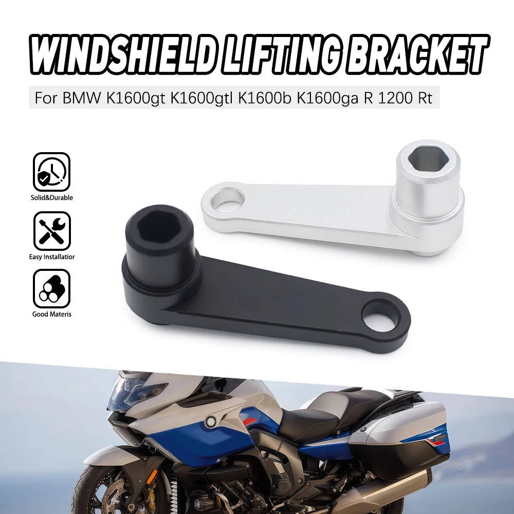 

FOR BMW K1600B K1600GT K1600GTL Motorcycle parts Modify the windscreen lifting bracket Windproof lower support arm
