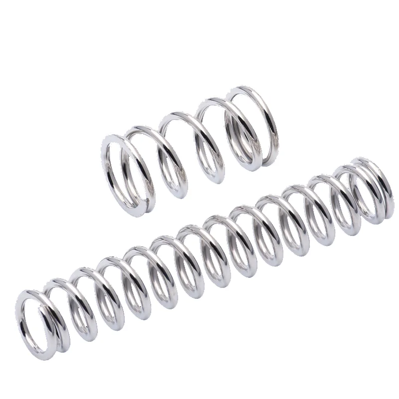 Steel Compression Spring, Nickel Plating, Grinding Head, Wire Dia 2.5mm,Outer Dia 15/16/18/20/22/25/28/30/40mm,Length30/40/50mm