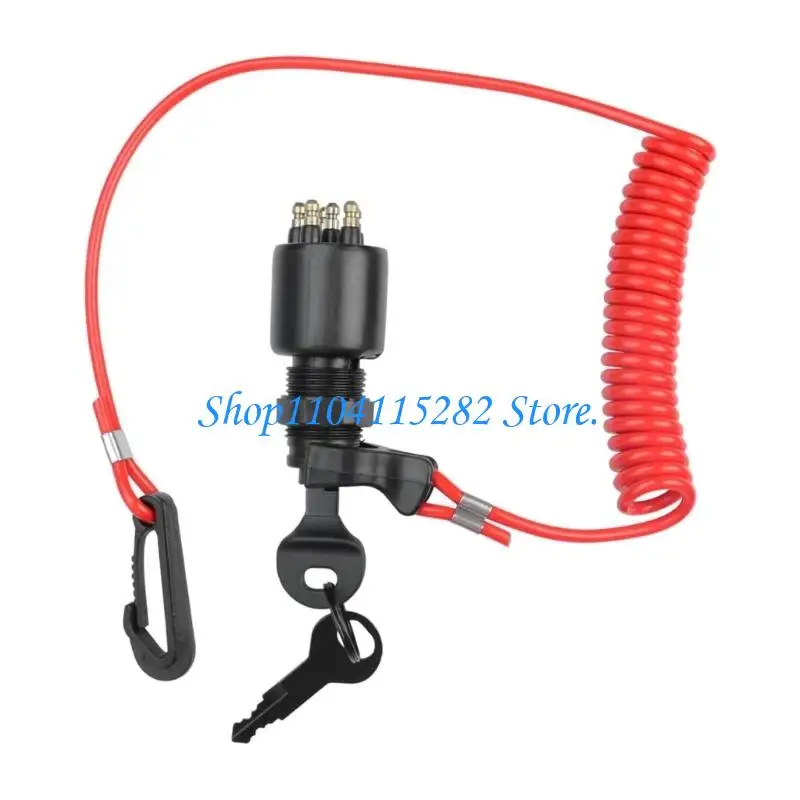 High Quality Boat Engine Ignitions Switches With Lanyard 175974 5005801 For OMC Evinrude 40-200HP Motors