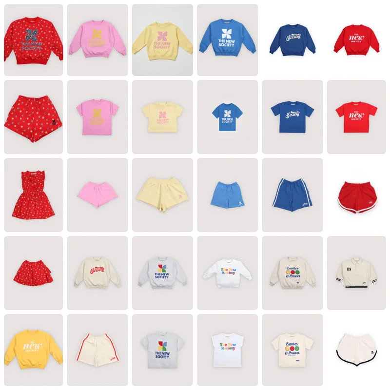 

Per-sale 2026 Tns NEW Spring Summer Baby Girls Cartoon Sets Print Sweatshirtst and Shorts Boys Sets shipment at the late March