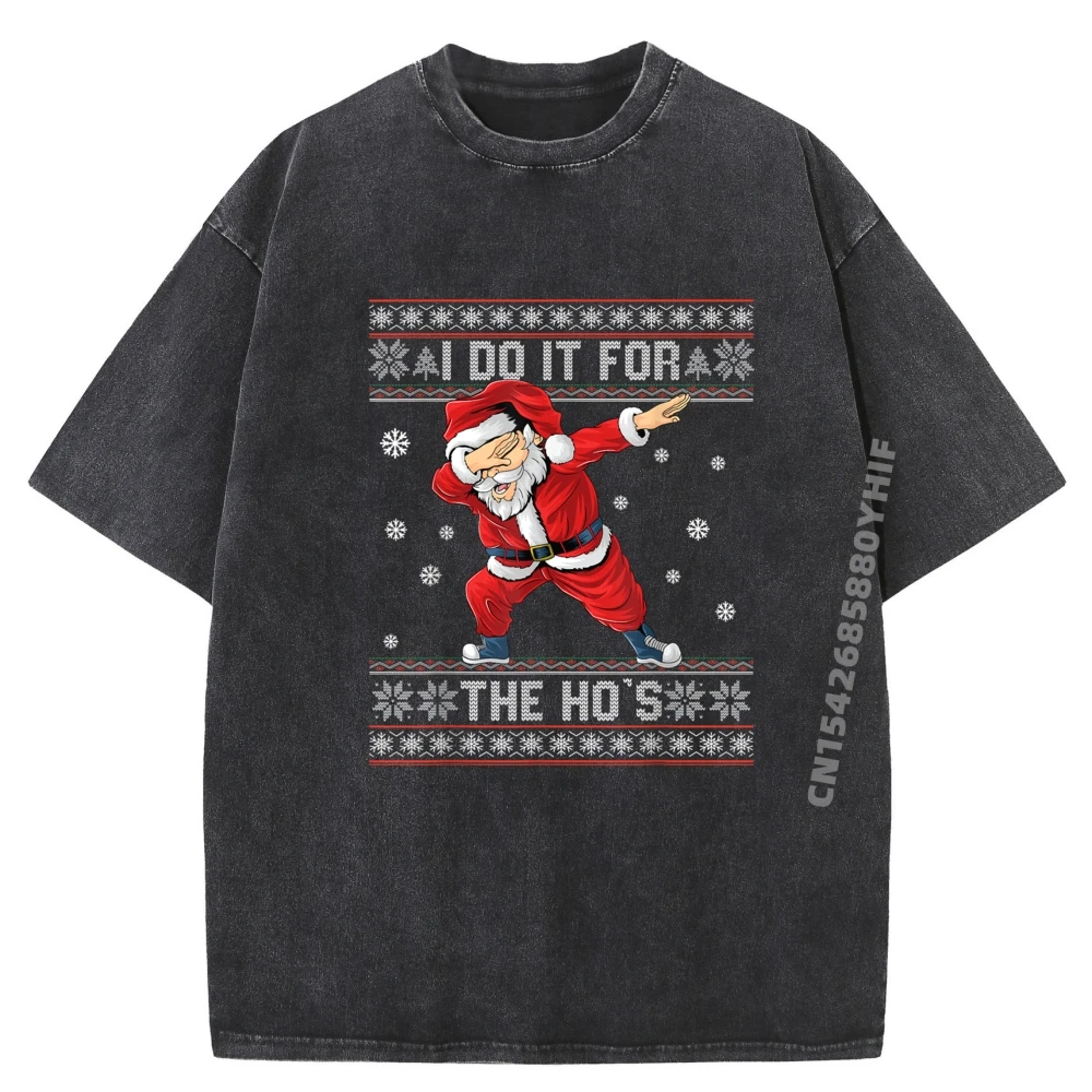 

Я делаю это для чухаса, брендовая футболка Santa Ugly, уличная мужская рубашка большого размера, мягкие топы с принтом