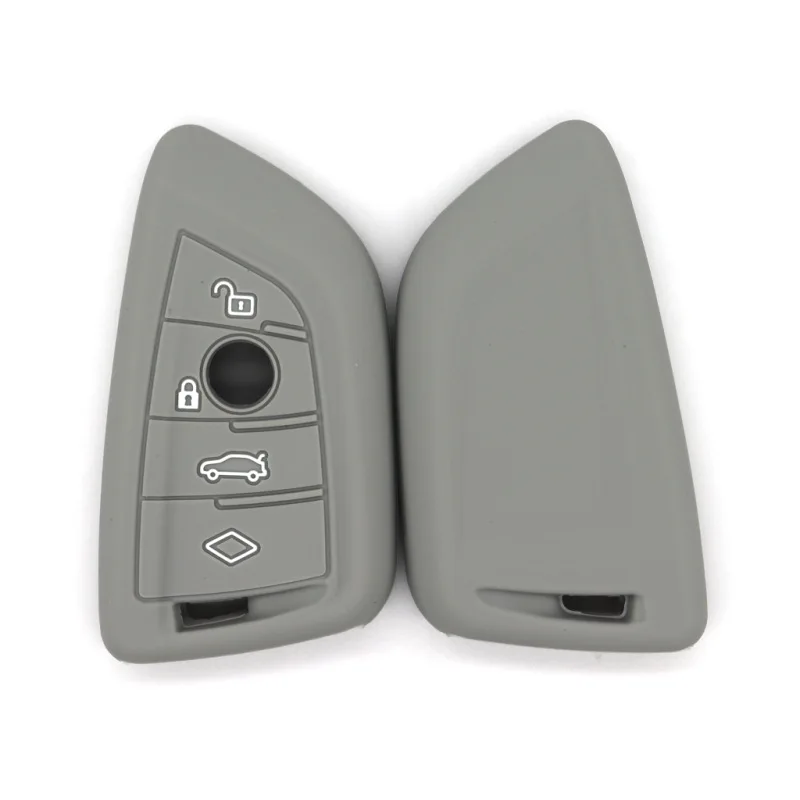 

Silicone Key Case for BMW 1/3/4/5 Series & iX1/X2/iX3/X5/X6/X7 - Fits Blade & Diamond Keys, Anti-Scratch Automotive Accessories