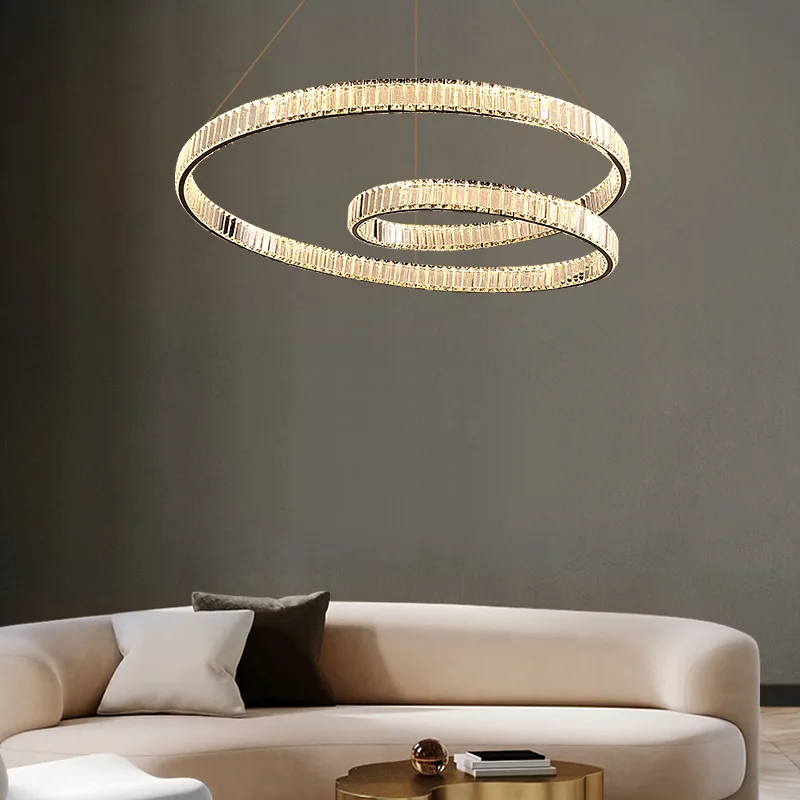 

Pendant Light for Bedroom Living Room Kitchen Dining Table Designer Home Decor Luxury Modern LED Crystal Suspension Chandelier