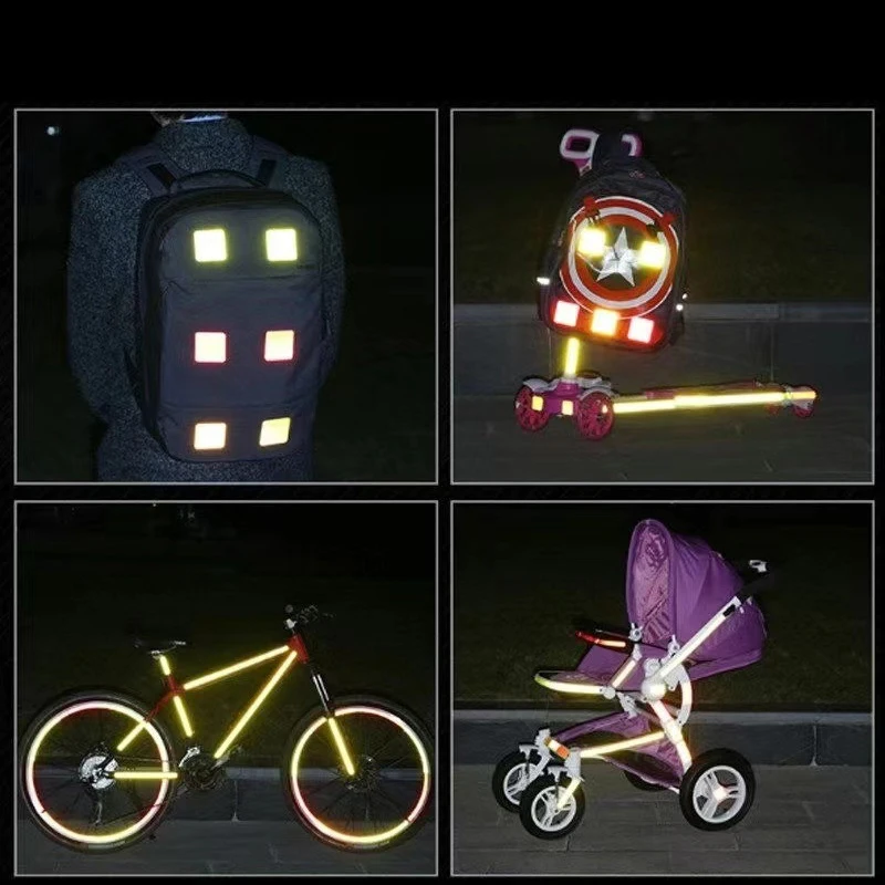1pcs 3cm 5/8/10/20Meters Reflective Tape Night Safety Reflectors Warning Stickers Universal For Car Bicycle  Motorcycle - view 6