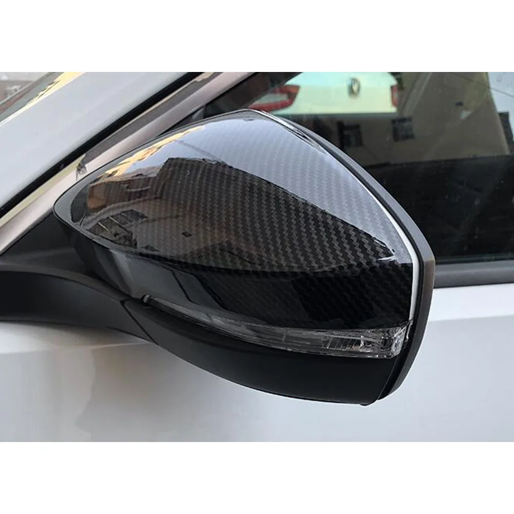 ABS Chrome Decoration Rear View Rearview Side Glass Mirror Trim Frame For Volkswagen VW T-ROC TROC 2017 2018 2019 2020 2021 2022