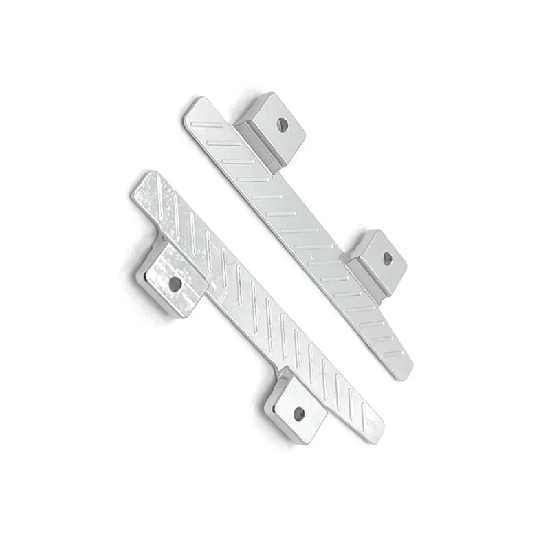 ABXE-1Pair RC Car Upgrade Left And Right Pedal  For 1/12 MN82 LC79 MN78 RC Car Upgrade Accessories Silver
