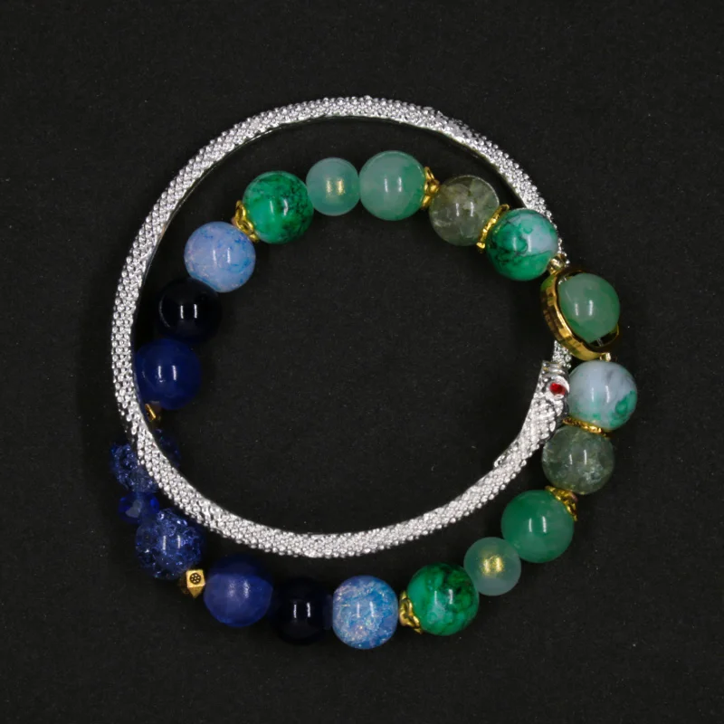 الفن الأبيض الأصلي مروحة الله الانطباع مشتقة سوار سوار مستوى المظهر العالي المحيطة هدية مجوهرات الأصلي 2D كوس