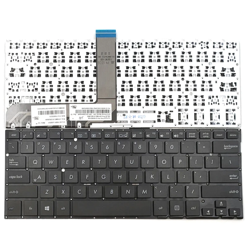 

New For Asus Q302UA Q302UA-BHI5T20 Q304 Q304UA Q304UA-BHI5T11 TP300 TP300L TP300LA TP300LD Series Laptop Keyboard - Black
