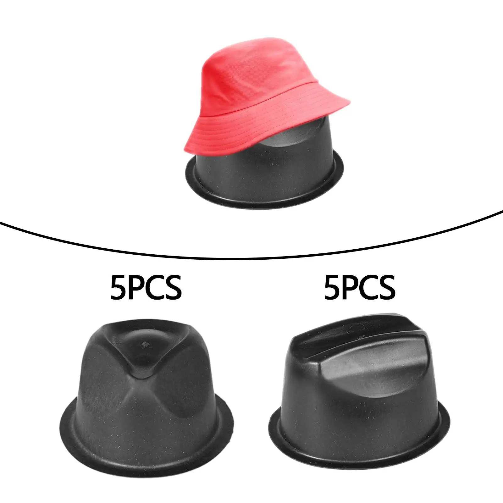 

5Pcs Cowboy Hat Holder for Window Displays Vendors Sales Salons