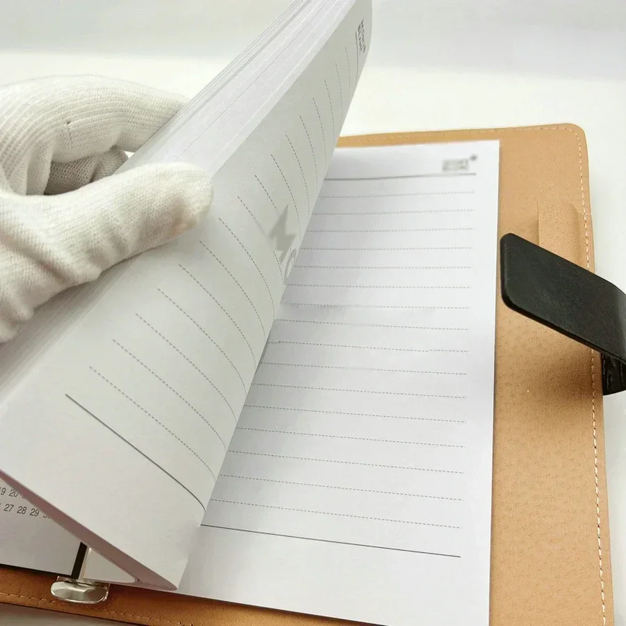 كتاب أسود طبعة محدودة جدول الأعمال الفاخرة الدورية اليدوية غطاء للكمبيوتر الدفتري مكتب الجلود مذكرات دفاتر الملاحظات