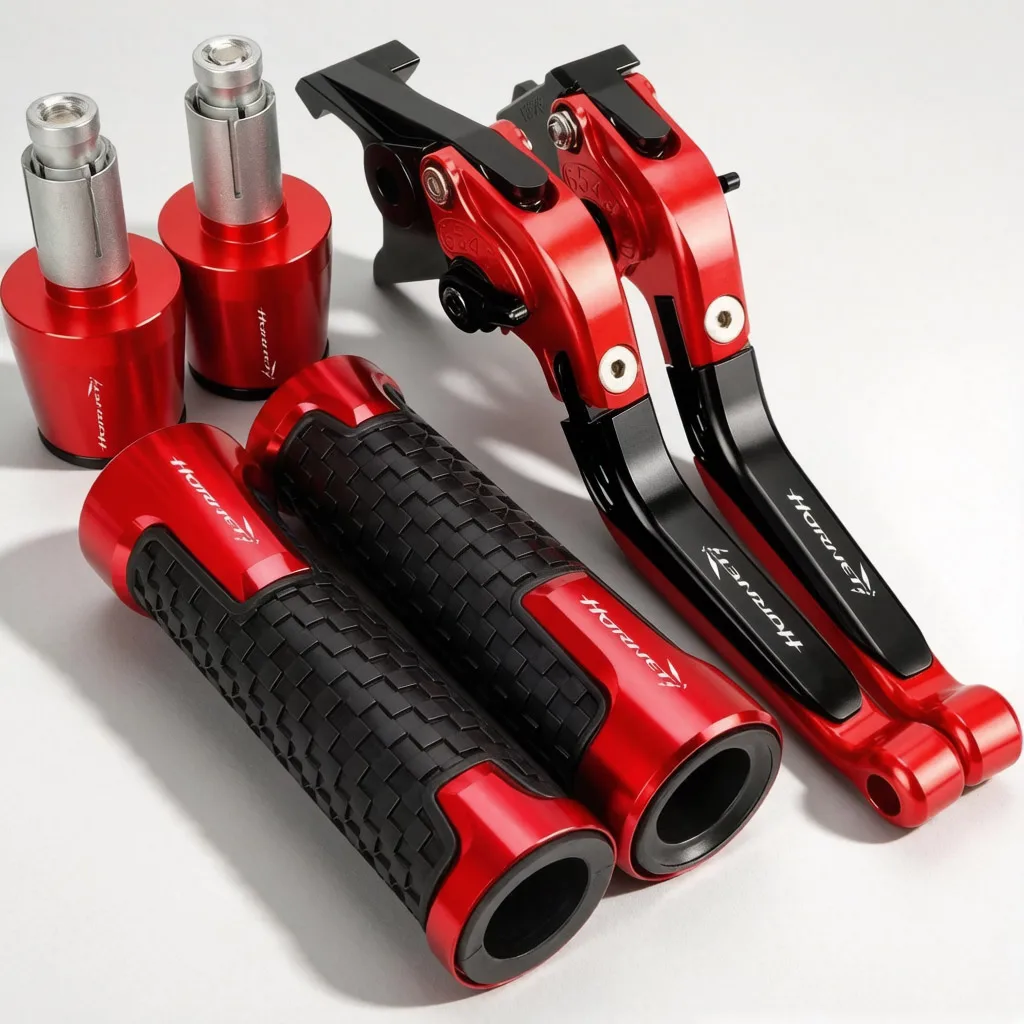 

For Honda CB600F CB599 Hornet 1998-2006 Motorcycle Clutch Lever Brake Levers Moto Handlebar Handle Hand Grips Ends Cap