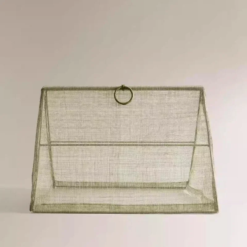 

Foldable mesh cover Household dining table Dining table cover Vegetabl