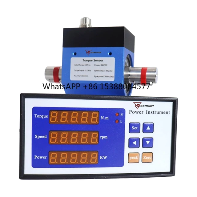 

HB HBWTQ1050D Inline Rotary Digital Dynamic Torque Sensor Instrument Power Horizontal Mounting
