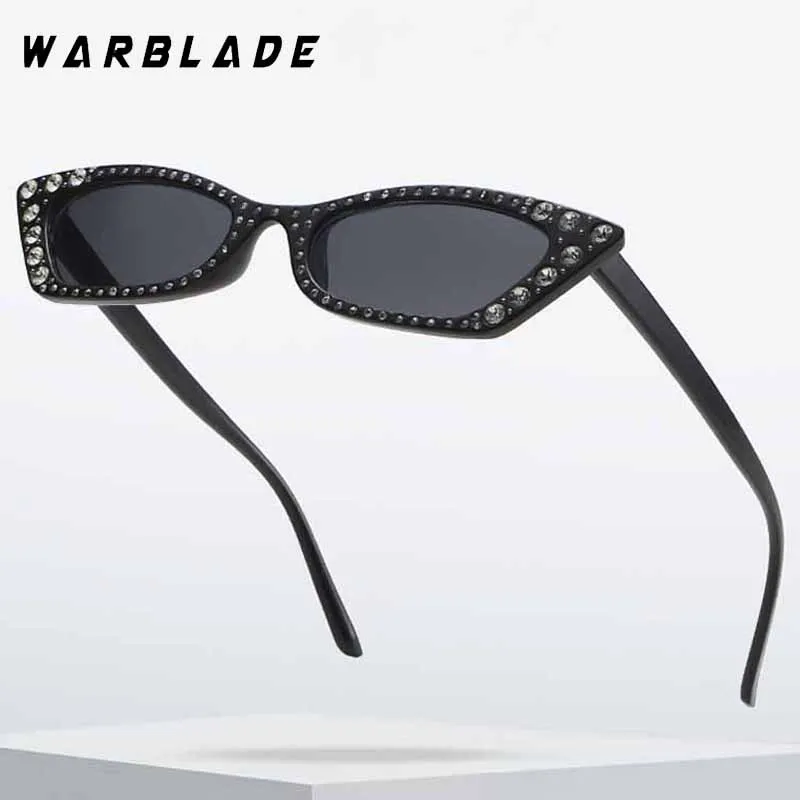 

Luxury Sexy Small Frame Cat Eye Rhinestone Decorate Women's Sunglasses Trending Brand Men Sunglass Travel Driving Eyewear UV400