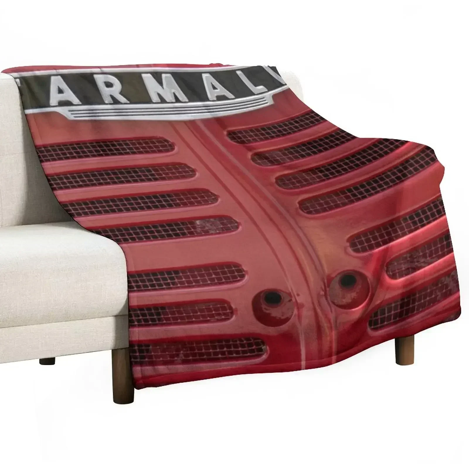 Streamlined Farmall Grill Throw Blanket Tourist Thins Hairys Cute Plaid Blankets