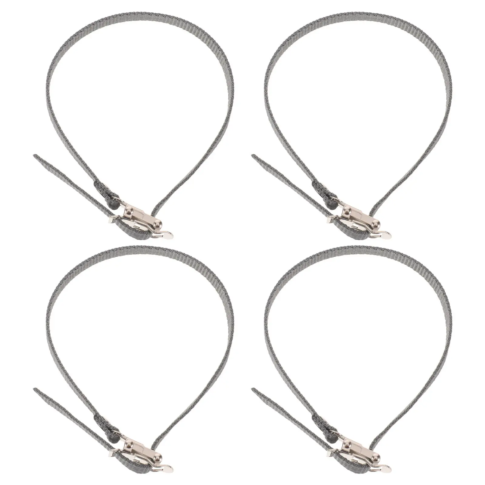 4Pcs Bicycle Pedal Binding Straps Elastic Foot Pedal Retention Straps for Commuters Fitness Rides Mountain Road Bikes