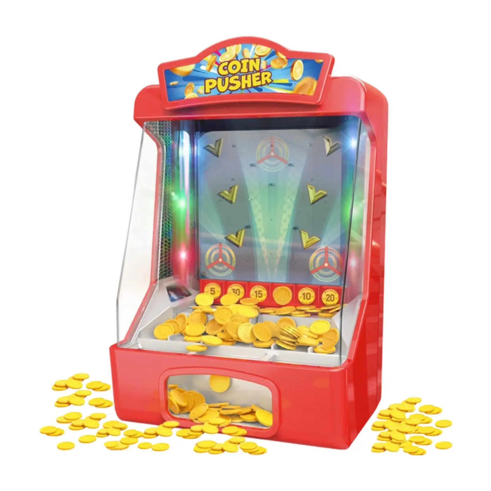

Coin Pusher Machine with Lights and Sound Fun for Children Party Favor