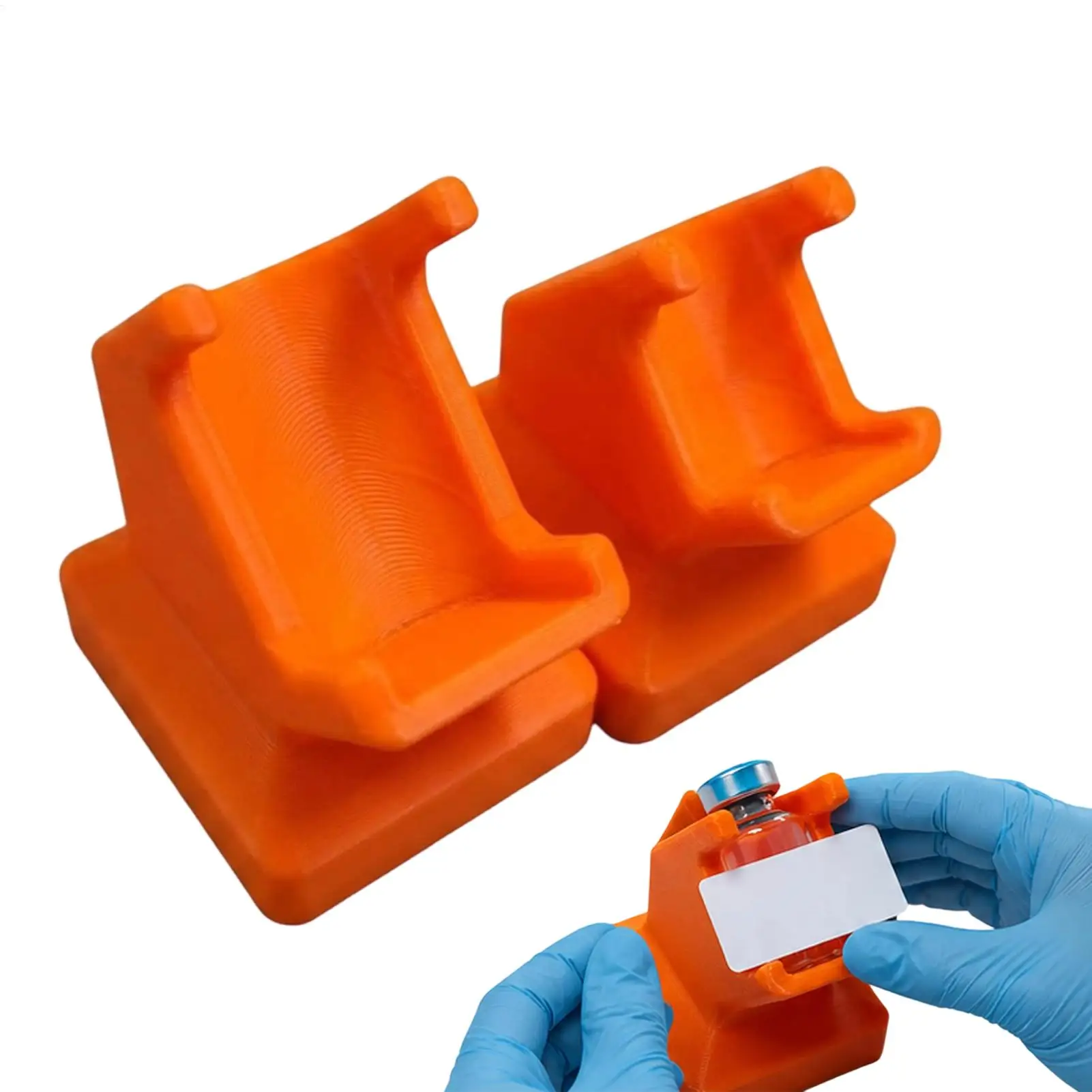 2Pcs Vial Label Applicator Bottle Labeling Alignment Supplies Bottle Labeling Application 3ml/10ml Time-Saving Sticker Alignment