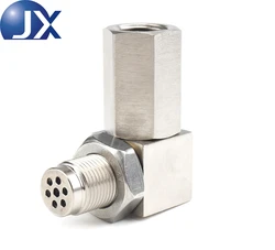 O2 Sensor 90 degree mini Catalyst converter spacer for Exhaust Catalyst,not remove the catalyst-Check engine light fix