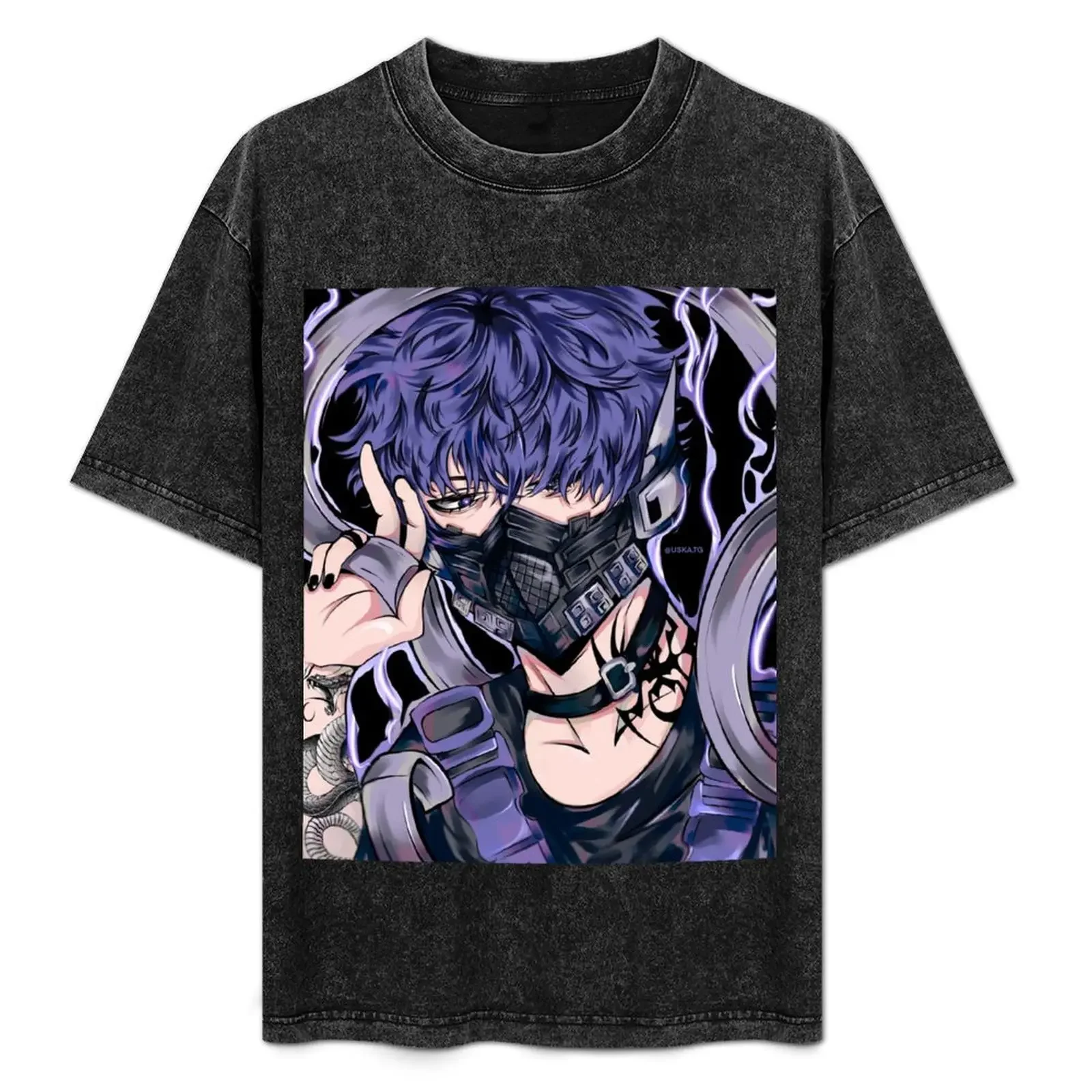 

Villain Shinso T-Shirt aesthetic clothes blue archive graphic t shirts blanks shirts graphic tee men