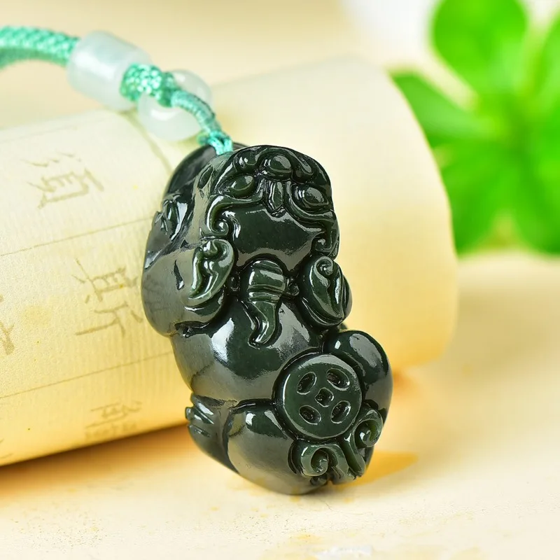 Exquisite Sapphire National Style Pixiu Small Pendant