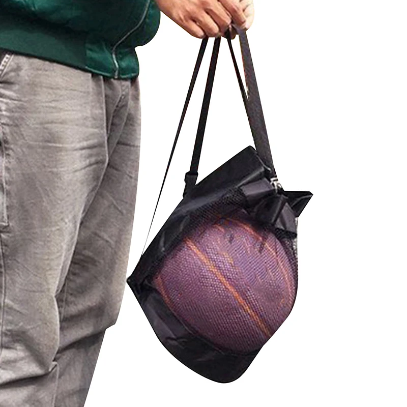 Basketball Backpack Shoulder Bags Volleyball Football Storage Bag Outdoor Sports Backpack Portable Mesh Organizer Pouch Balls